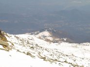 Quota 1868 m, vista verso Santa Elisabetta