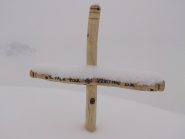 ...la croce in punta a Pala Rusà...