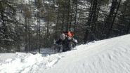 Tanta neve già alla partenza