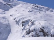 canalino con molti accumuli