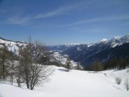  vista sulla valle Stura salendo poco sopra C. del Barro