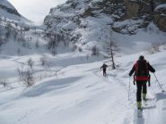 in prossimità della prima gorgia (lasciamo a dx il percorso classico)