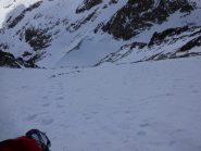 in salita sul 2° nevaio