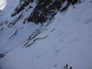 in salita, sul 1° nevaio