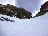 pennellate  parte alta, neve ventata  ma con ottima presa