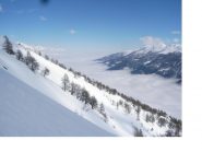 Salendo alla P.Casses Blanches con la Val Susa in un mare di nuvole..