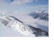 In primo piano la P.Chabriere..la Val Susa qui da quota 2762m,sembra un ghiacciaio..