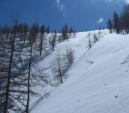 Nelle vicinanze della cresta di Naia.