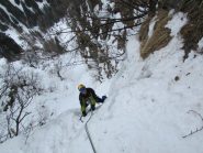 in uscita dall'ultimo tiro