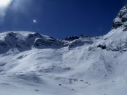Il Vallone oltre il Lago Nero e a sx la Costa Fenera