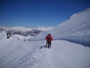 pista che porta al colletto verde