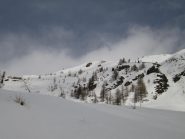 dorsale sopra il Rifugio Val Trocea 
