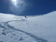 Prime curve su neve crostosa
