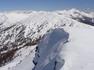 sulla crestina vicino la punta