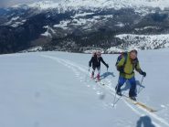 sulla spalla sfondo Torgnon e col st:.Pantaleon