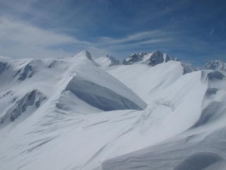 La cresta verso il Fourchon