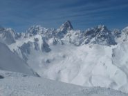 Bianco e Grandes Jorasses