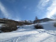 parte bassa con poca neve