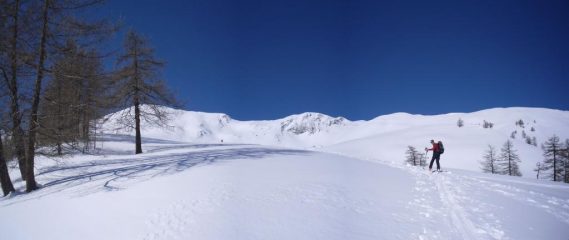 in vista della Tza Chaligne...