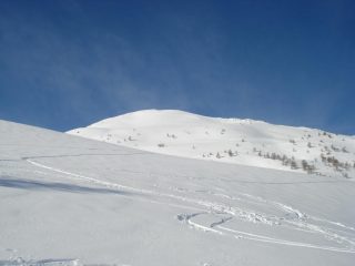 I dolci pendii del tratto iniziale della gita