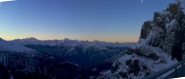 Tramonto dalla terrazza del Berghotel Wildstrubel