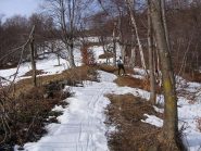 il breve tratto senza neve