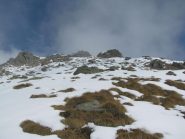 Salendo verso il Bric Pistone