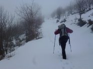 salita faticosa al pian delle nere