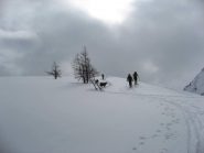 giochi di luci arrivando in vetta