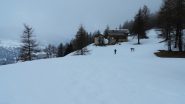 in discesa verso le Grange Chalvet (6-4-2013)