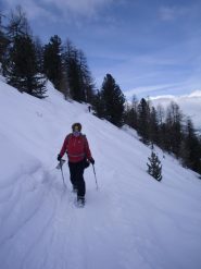 nel traverso verso il lago...