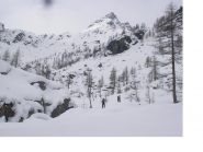 Il Bec di Laris dal vallone di Vercoche..