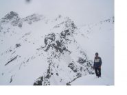 Dalla vetta uno sguardo alle spalle,,sul Bec Mollere