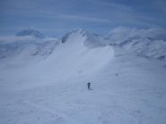 salendo lo Spitzhorli la vista verso il passo