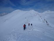 tra la Punta Est e la Ovest della straffelgrat