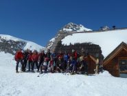 il gruppo al rifugio