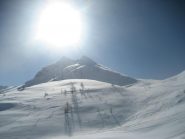 in prossimità del colle con la punta a sx