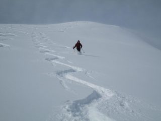 sulla dorsale finale...powder senza senso!!!