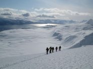 in salita sul tratto più ripido