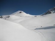 In salita nel vallone.