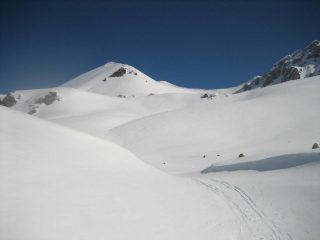 In salita nel vallone.