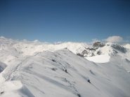  A destra dell'anticima si nota la Tete de Fer.