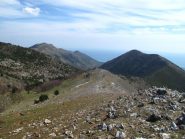 Il crinale verso il Monte Pesalto