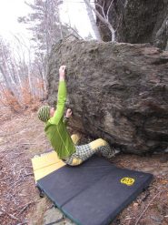 bel muretto strapiombante al settore sx