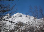 I pendii orientali e la paretina sommitale del Voghel visti dal vallone di Tourrison