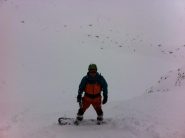 Scendendo sotto la neve