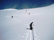 I pendii iniziano ad essere più ripidi