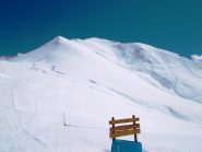 il canale già un po' svalangato ma ci sono ancora accumuli da vento che devono cuocere