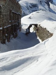 Il Forte immerso nella neve