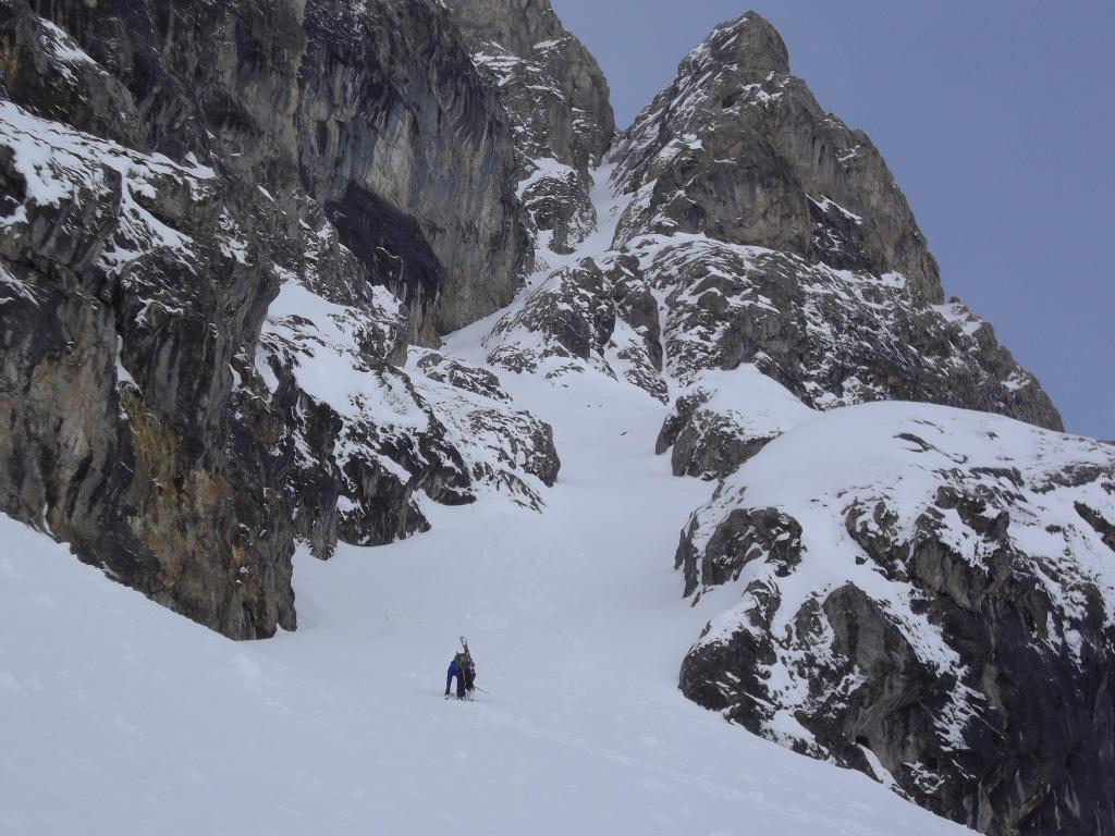 Dax comincia a salire il Canale dell'orbo